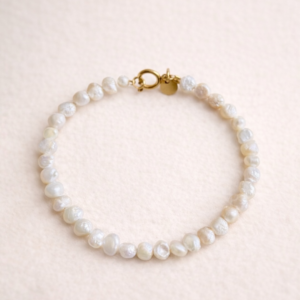 Baroque Pearl armband – Soft Glow
